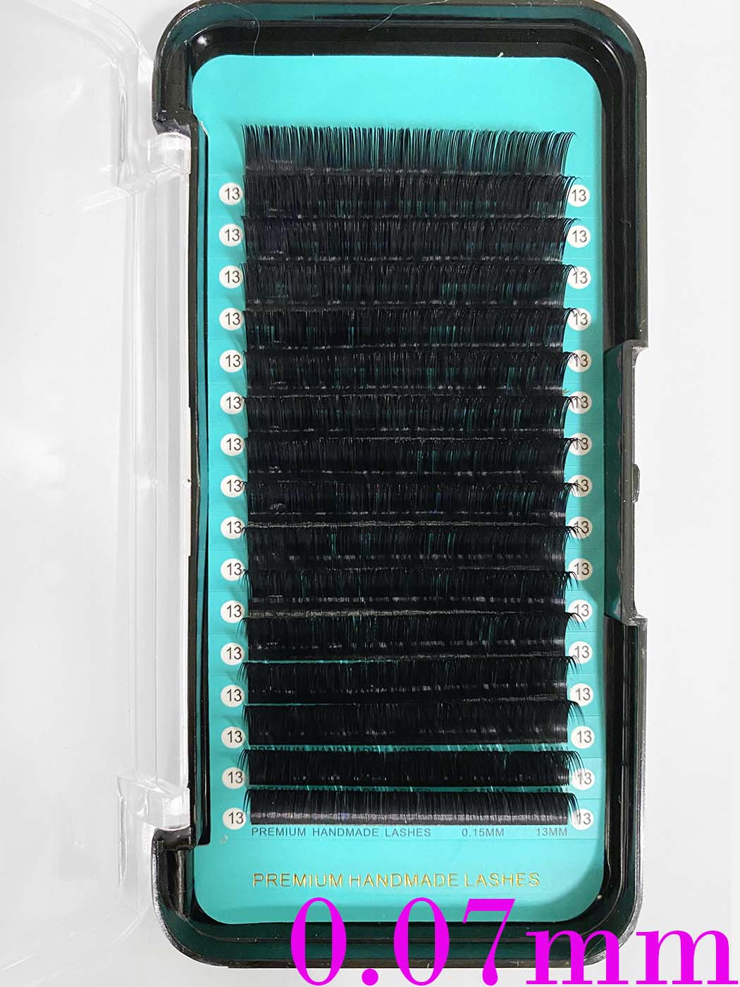Cashmere Matte Faux Mink Deep Black Lash Extensions 【0.07mm 16-lines】【CLEARANCE SALE】