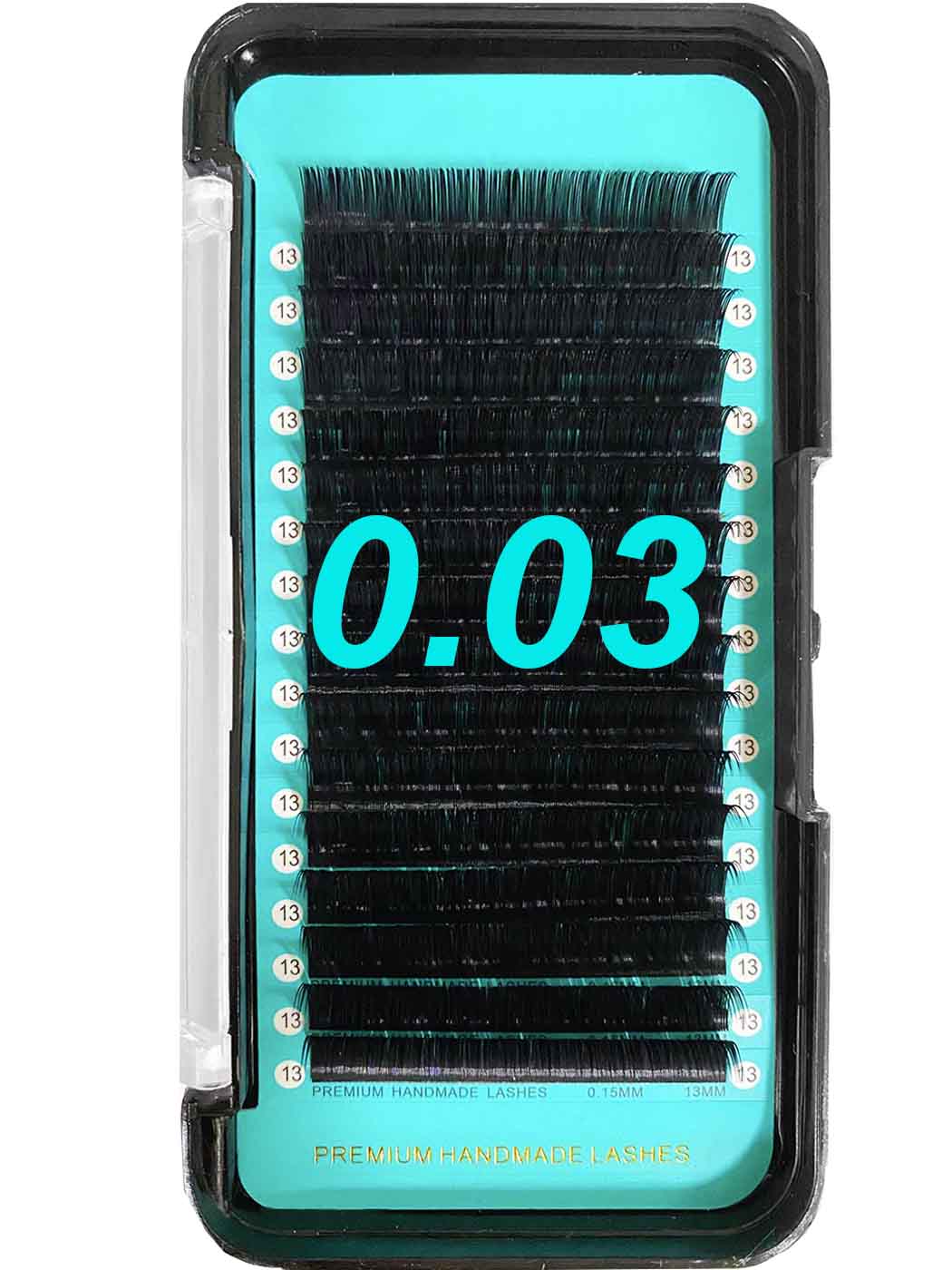 Cashmere Matte Faux Mink Deep Black Individual Lash Extensions 【0.03mm 16-lines】【CLEARANCE SALE】