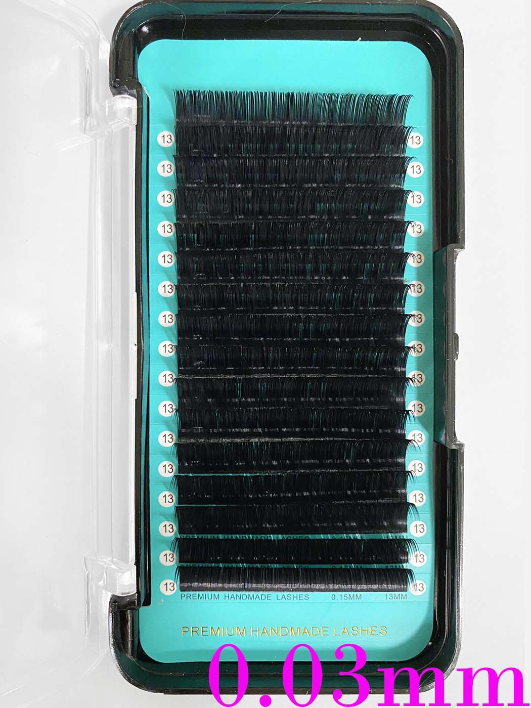 Cashmere Matte Faux Mink Deep Black Individual Lash Extensions 【0.03mm 16-lines】【CLEARANCE SALE】