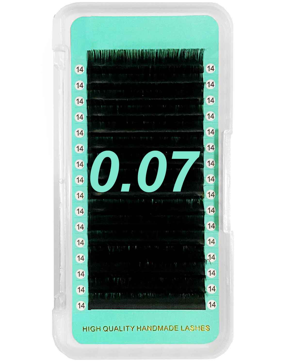 Cashmere PRO Extra Matte Deep Black Lashes【0.07mm 16-lines】【Best Quality Ever】