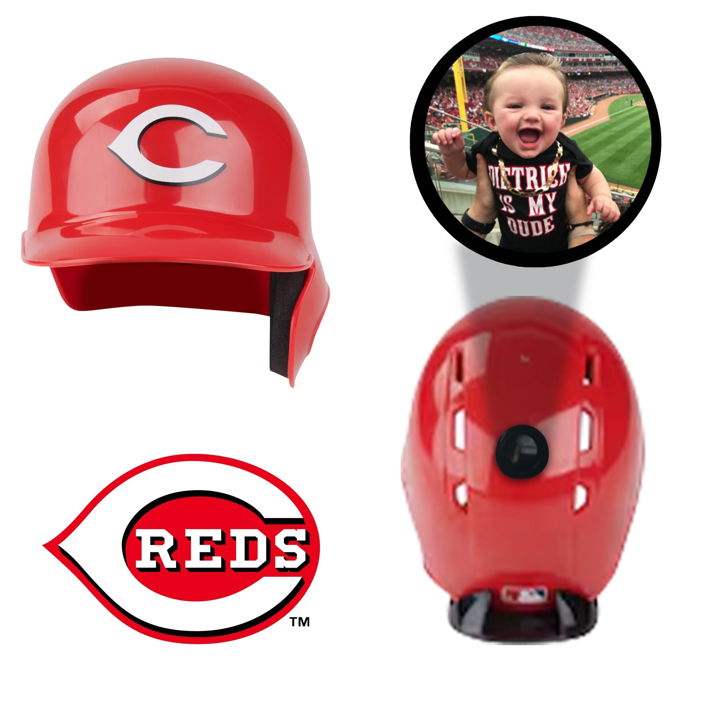 Cincinnati Reds MLB Collectible Mini Batting Helmet