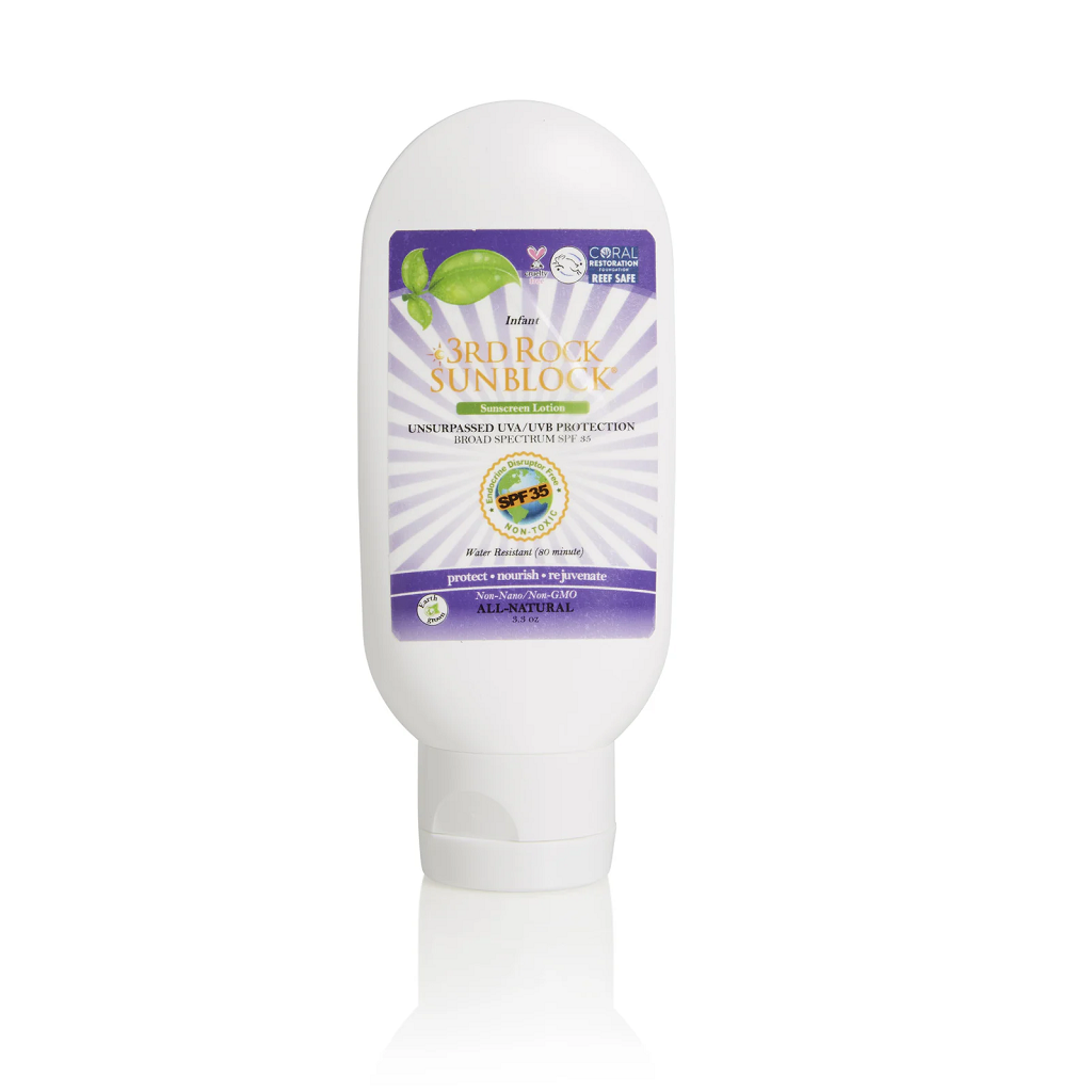 3rd Rock Sunblock® For Infants - All Natural Infant Sunscreen - Zinc Oxide SPF 35
