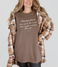 AMAZING GRACE TEE - ESPRESSO
