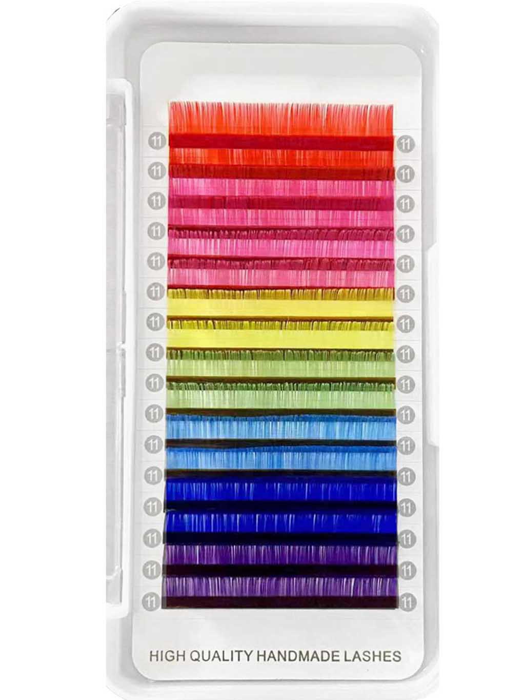 0.07mm Mixed Color Lashes 16 lines NO-Logo 【sale】