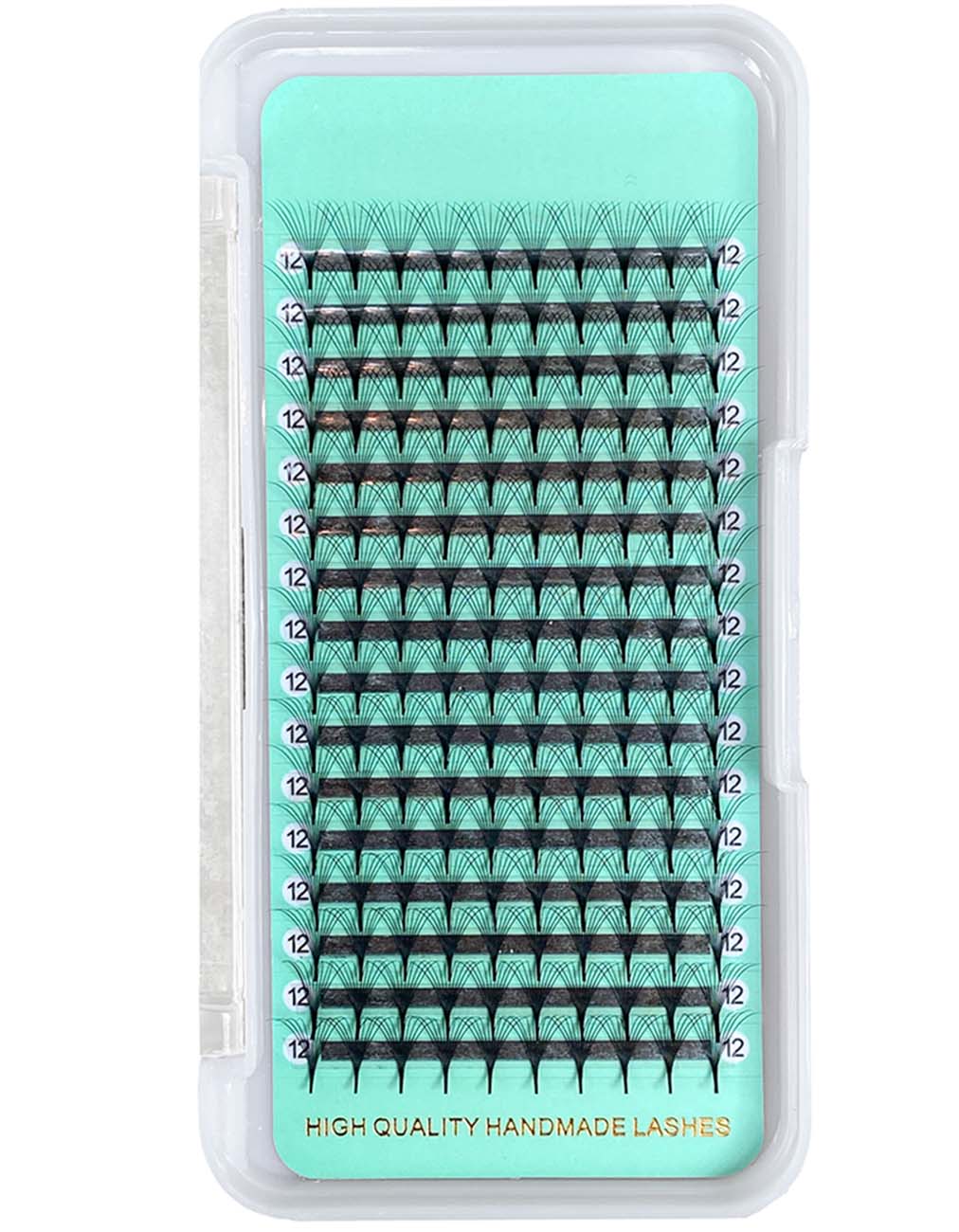 10D - 0.07mm Slim/Sharp Root Medium Stem Premade Fans 16 lines  160 fans NO-Logo 【Sale】