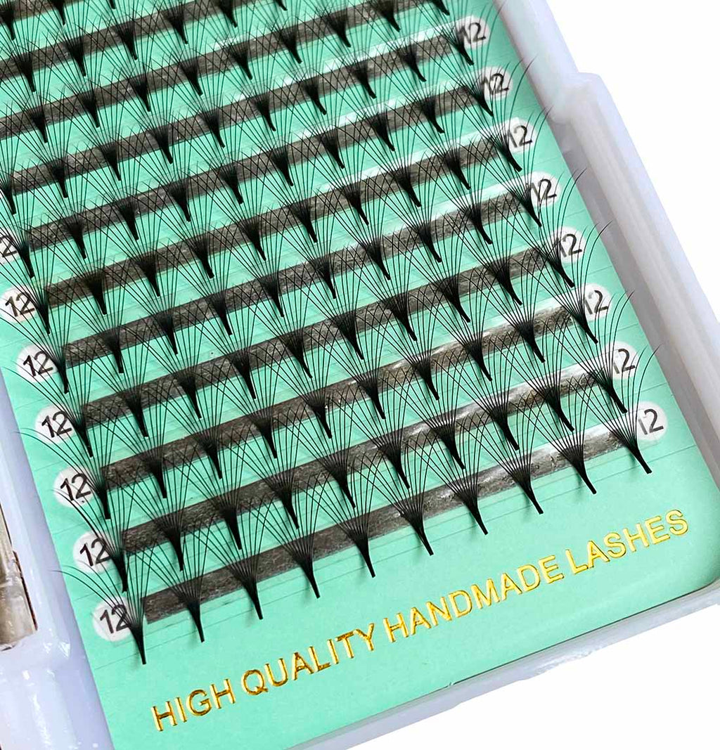 10D Slim/Sharp/Pointy Root Medium Stem Premade Fans 16 lines NO-Logo 160 fans【Sale】