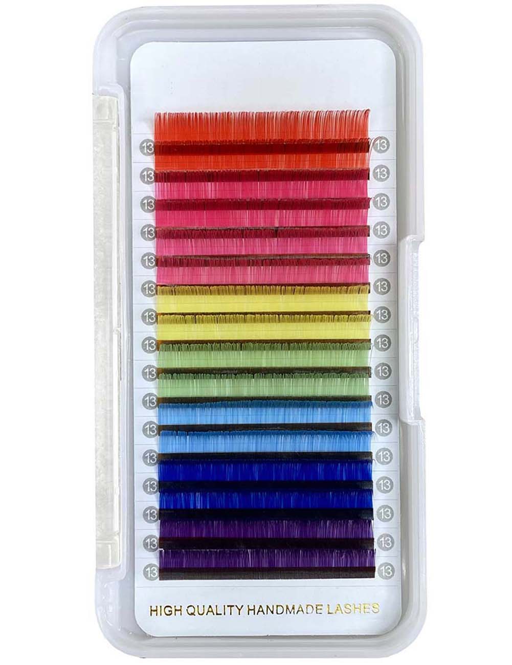 0.07mm Mixed Color Lashes 16 lines NO-Logo 【sale】