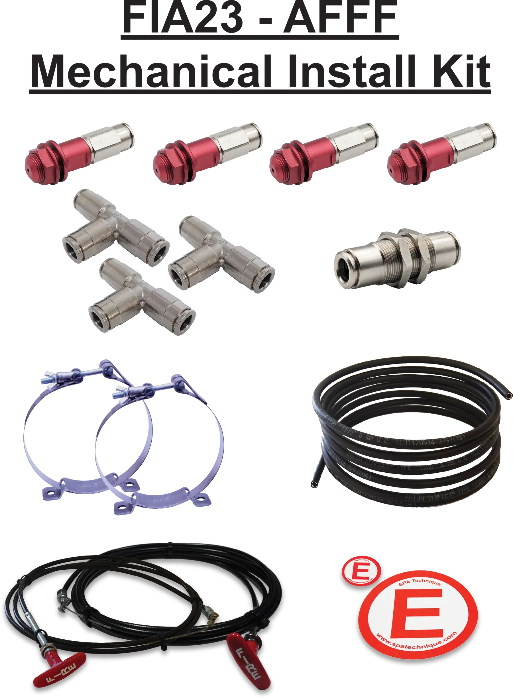 4.0 Ltr. 4Fire Universal(AFFF-AR), Steel Mechanical - FIA 2023 Fire Suppression System