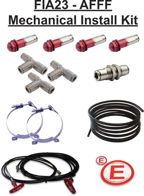 4.0 Ltr. 4Fire Universal(AFFF-AR), Steel Mechanical - FIA 2023 Fire Suppression System