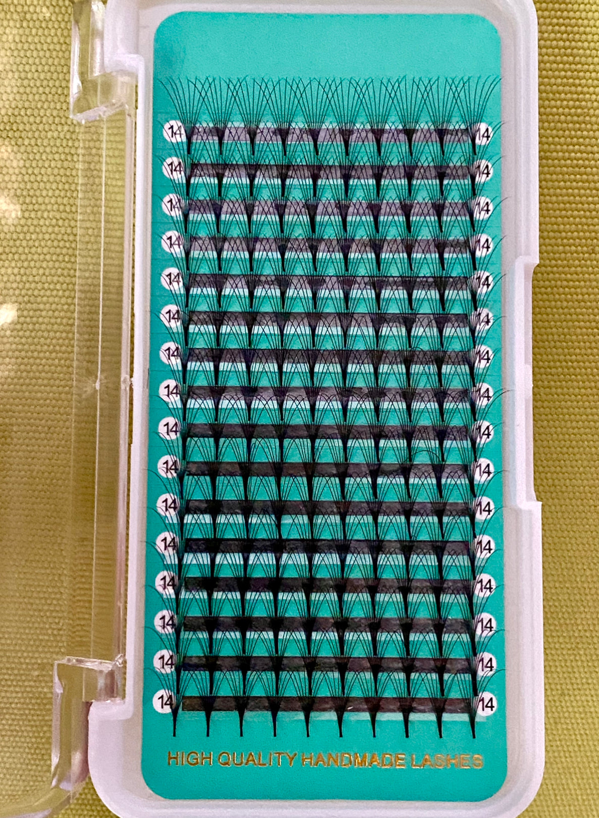 8D - 0.07mm Slim/Pointy Root Medium Stem Premade Fans 16 lines 160 fans NO-Logo【Sale】