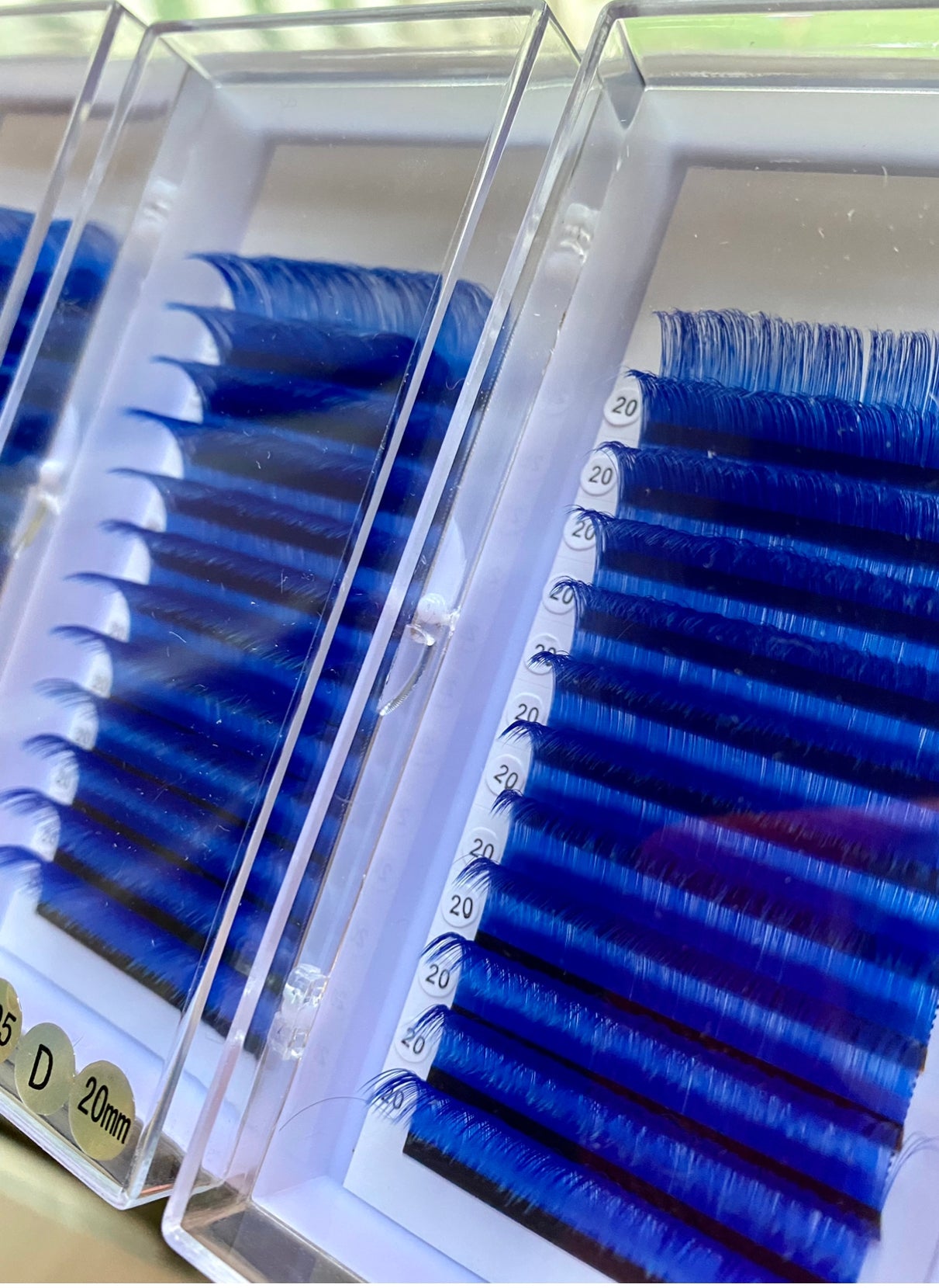 0.05mm Navy Blue Color Lash extension Tray