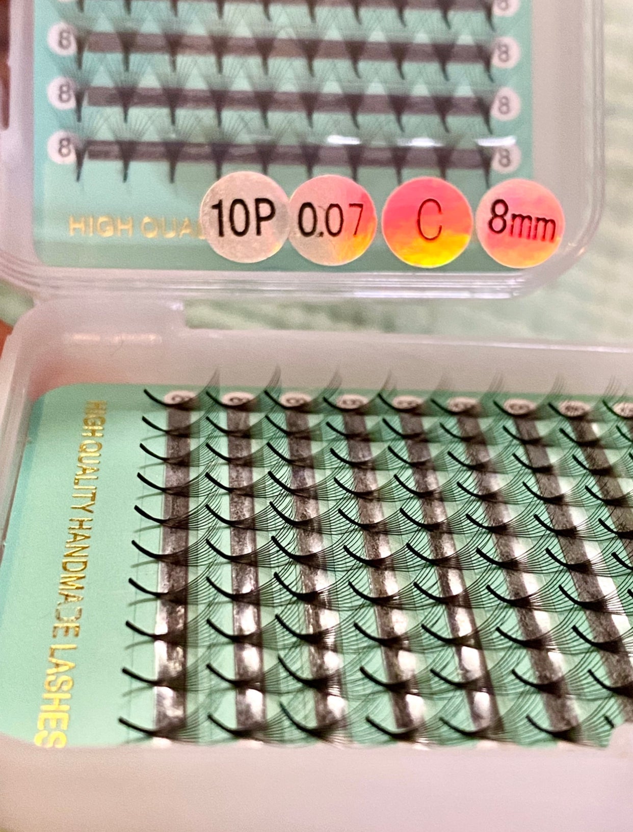 10D Slim/Sharp/Pointy Root Medium Stem Premade Fans 16 lines NO-Logo 160 fans【Sale】