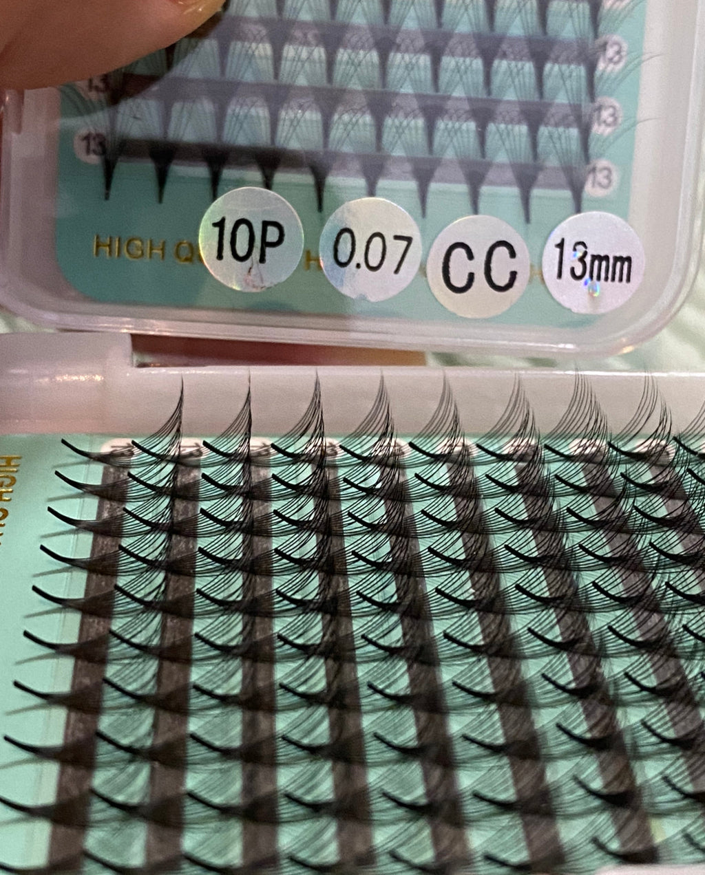 10D Slim/Sharp/Pointy Root Medium Stem Premade Fans 16 lines NO-Logo 160 fans【Sale】