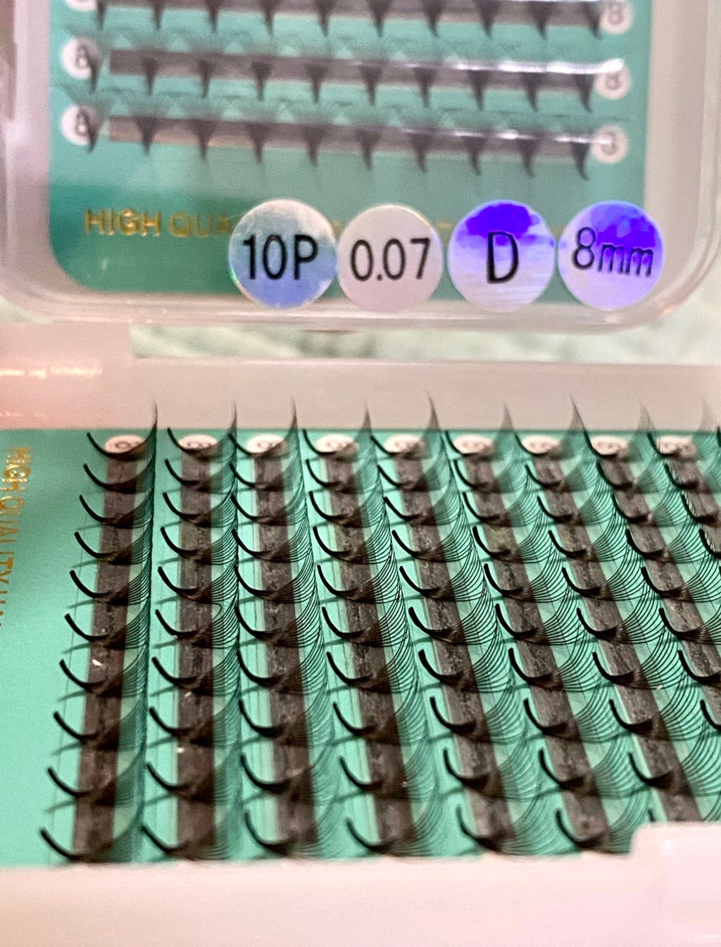 10D Slim/Sharp/Pointy Root Medium Stem Premade Fans 16 lines NO-Logo 160 fans【Sale】