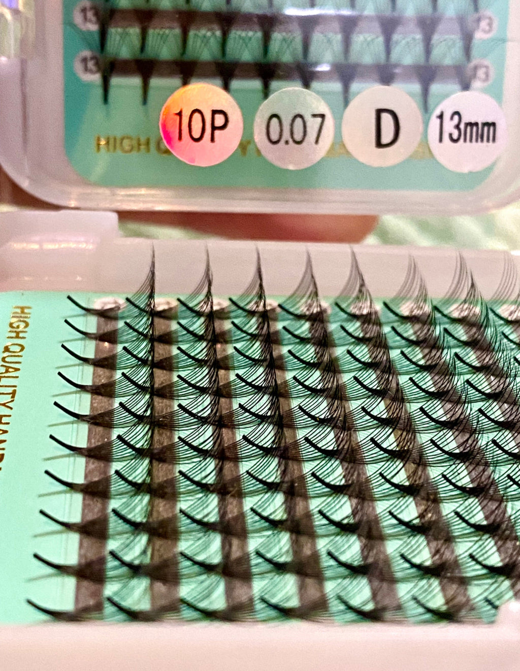 10D Slim/Sharp/Pointy Root Medium Stem Premade Fans 16 lines NO-Logo 160 fans【Sale】