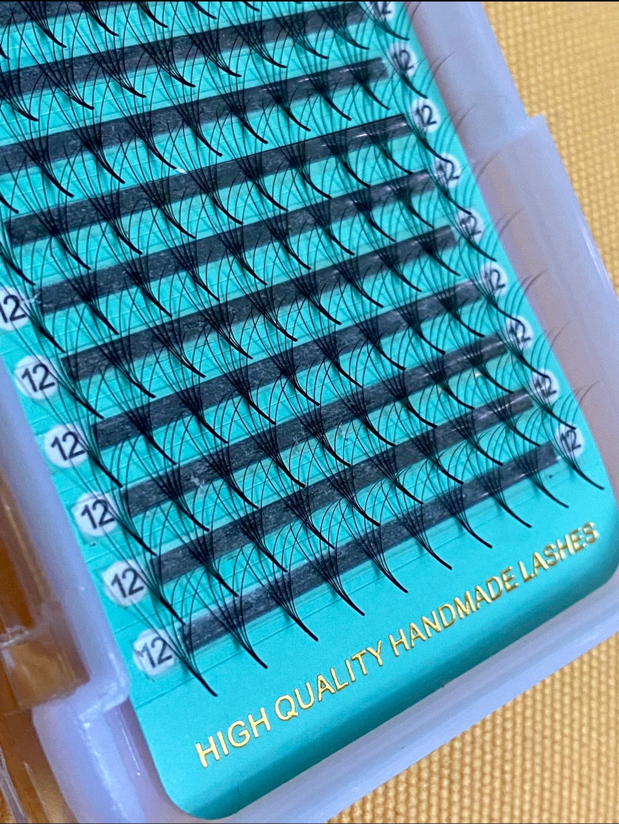 5D - 0.07mm Slim/Pointy Root Medium Stem Premade Fans 16 lines NO-Logo 160 fans 【Sale】