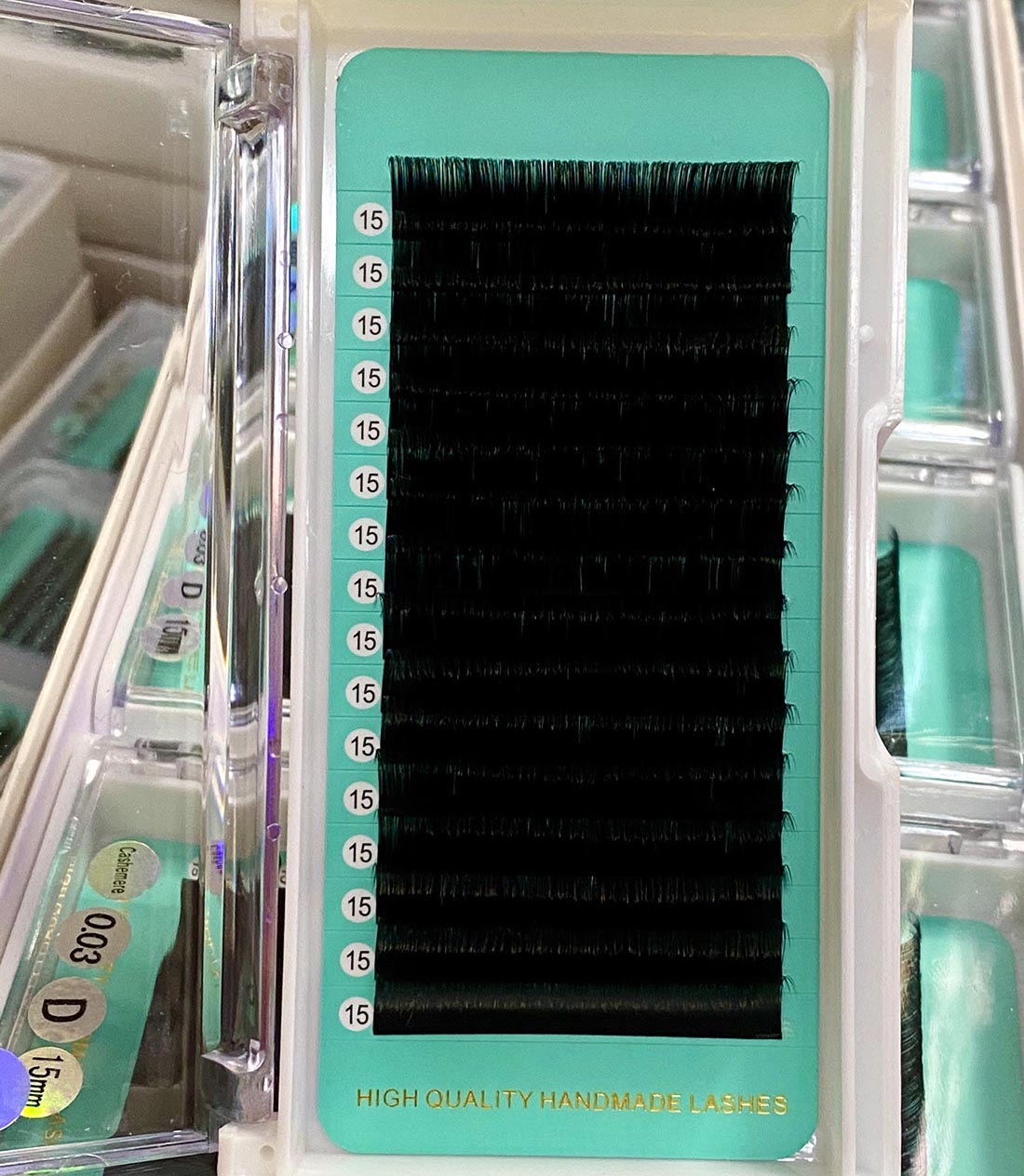 Cashmere PRO Extra Matte Deep Black Lash 【0.02 mm】16-lines - NO logo【Best Quality Ever】